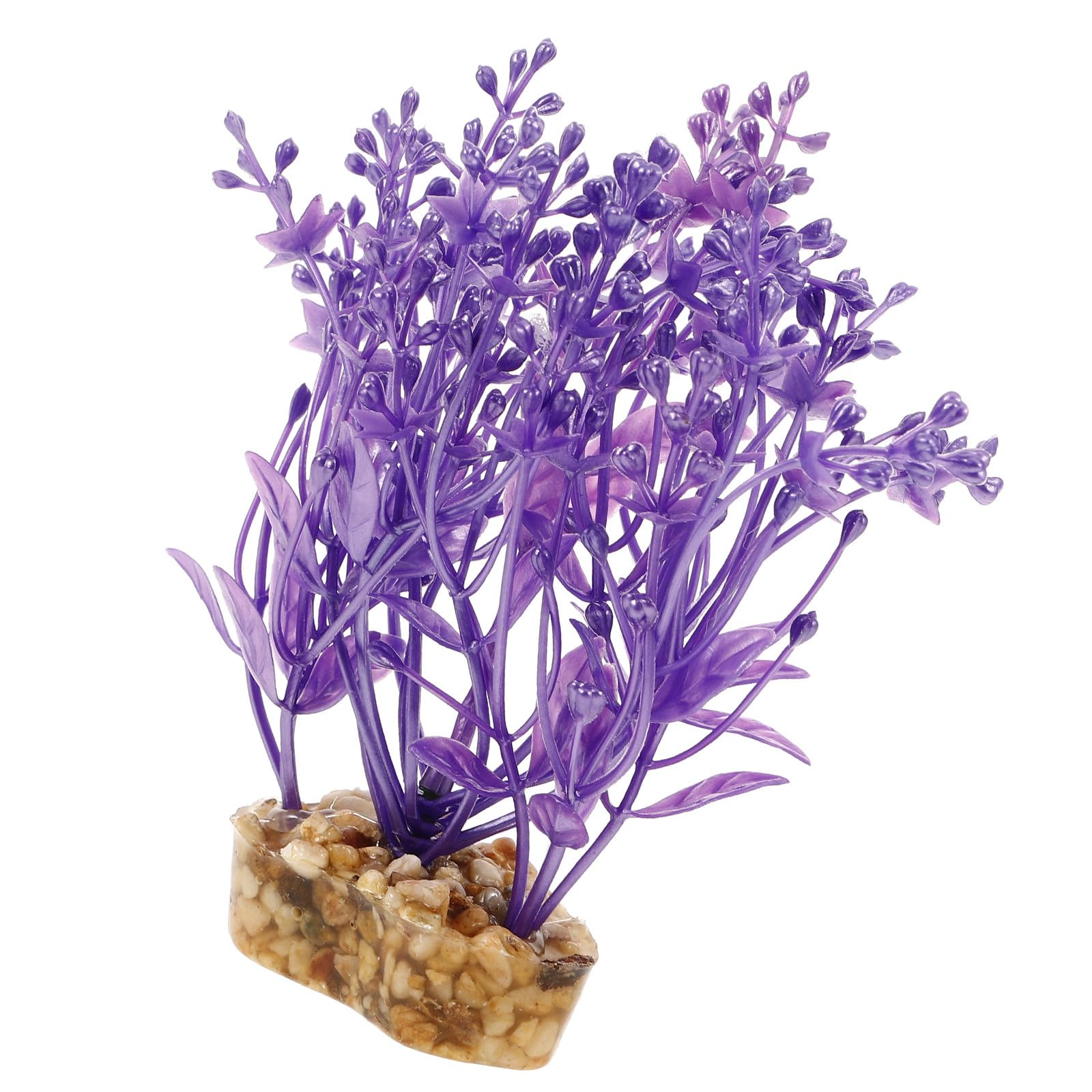 VILLCASE Fake Aquarium Plants Fish Tank Decor Artificial Aquatic Plants Plastic Simulation Water Grass Short Size for Fish