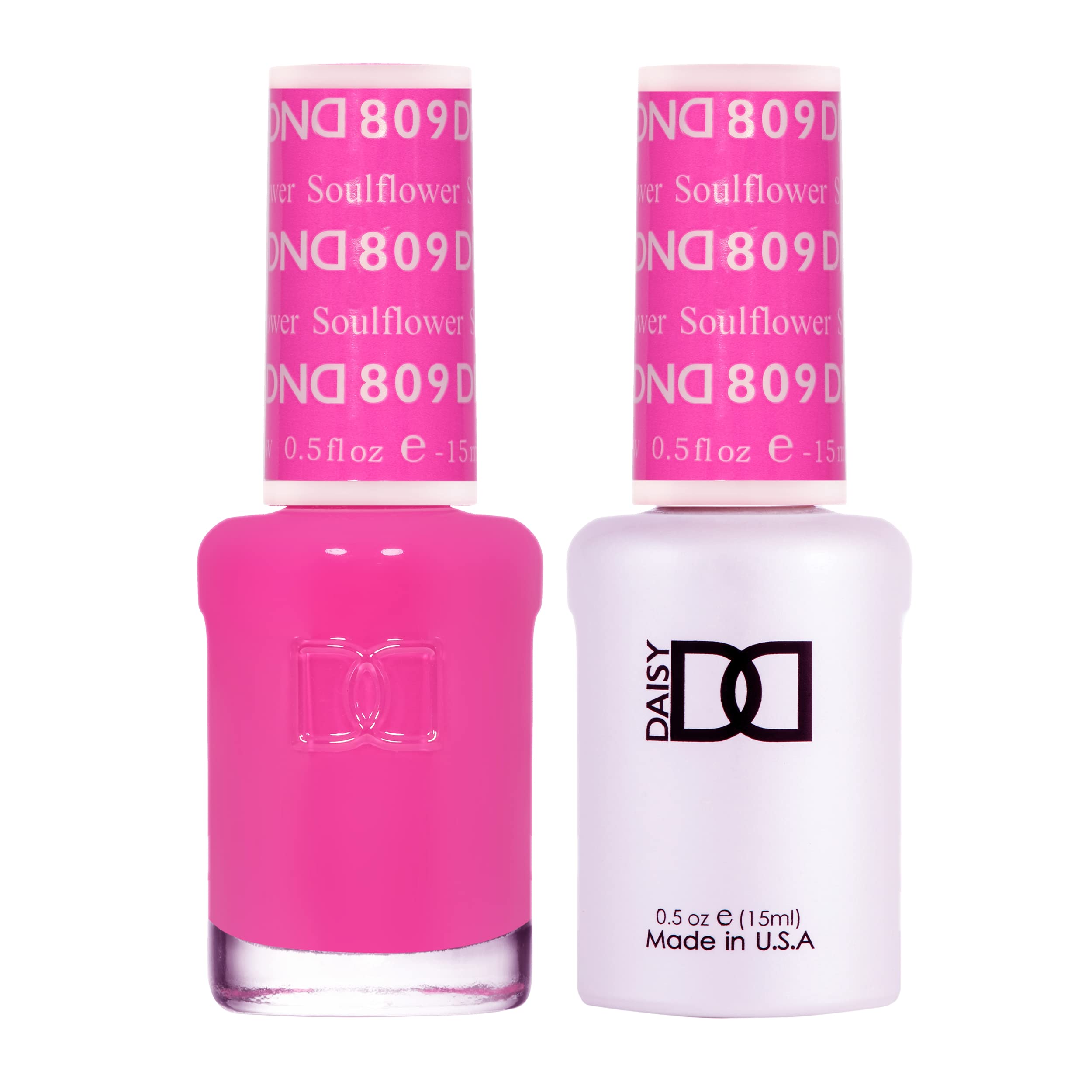 DND Gel Polish Set, Pink Collection, UV/LED GelPolish and Air Dry Nail Lacquer, Matching Chip-Free Polish Duo, 0.5 Fl Oz Each