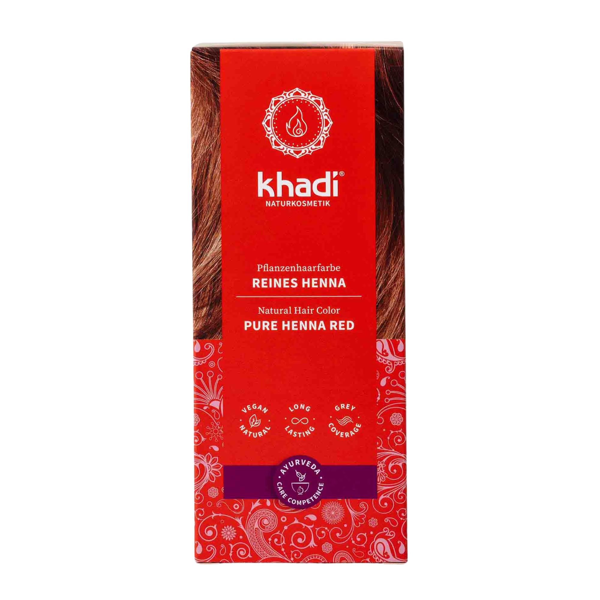 khadi Pflanzenhaarfarbe Reines Henna