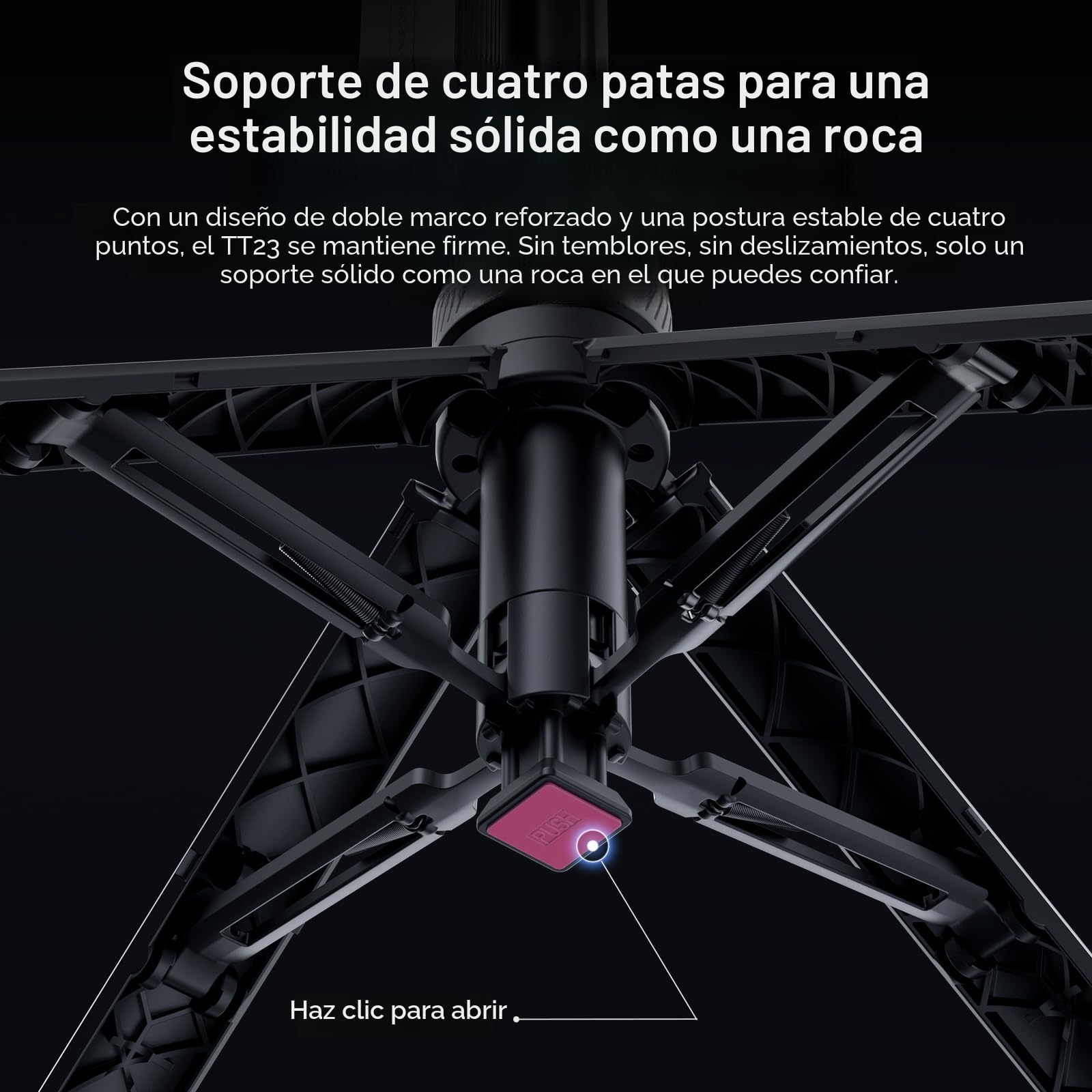 Ulanzi TT23 Trípode con Seguimiento Automático de Rostro para Móvil, 165 cm Palo Selfie con Rotación 360° con Mando a Distancia Bluetooth y Control por Gestos para iPhone/Cámara de Acción