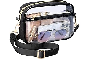 PACKISSM Clear Square Purse for Women