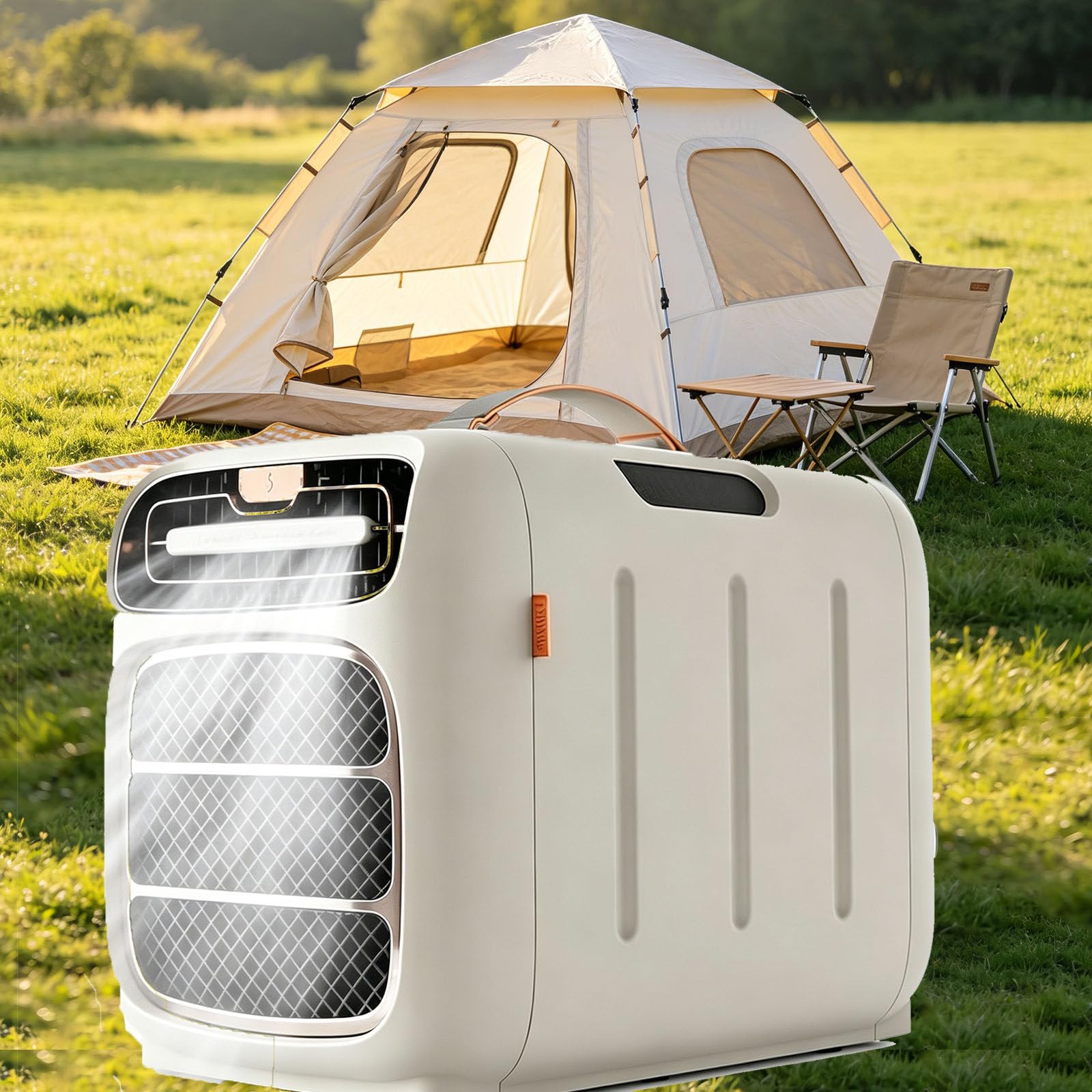 GBHJJ Portable Camping Air Conditioner, Handheld Portable Air Conditioner with Cooling & Heating Onlycooling