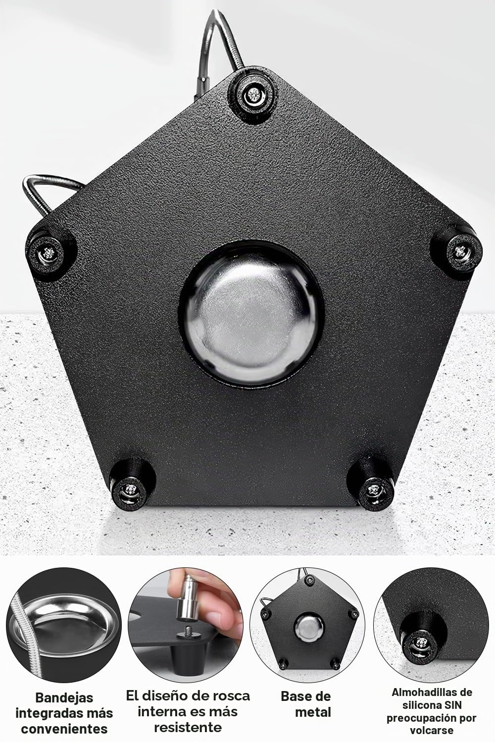Lytool Soporte para Soldar con 3X Lupa, Tercera Mano Soldadura con Luz LED con 4 Piezas Pinzas de Cocodrilo Soldadura Herramienta para Soldar y Hacer Joyas