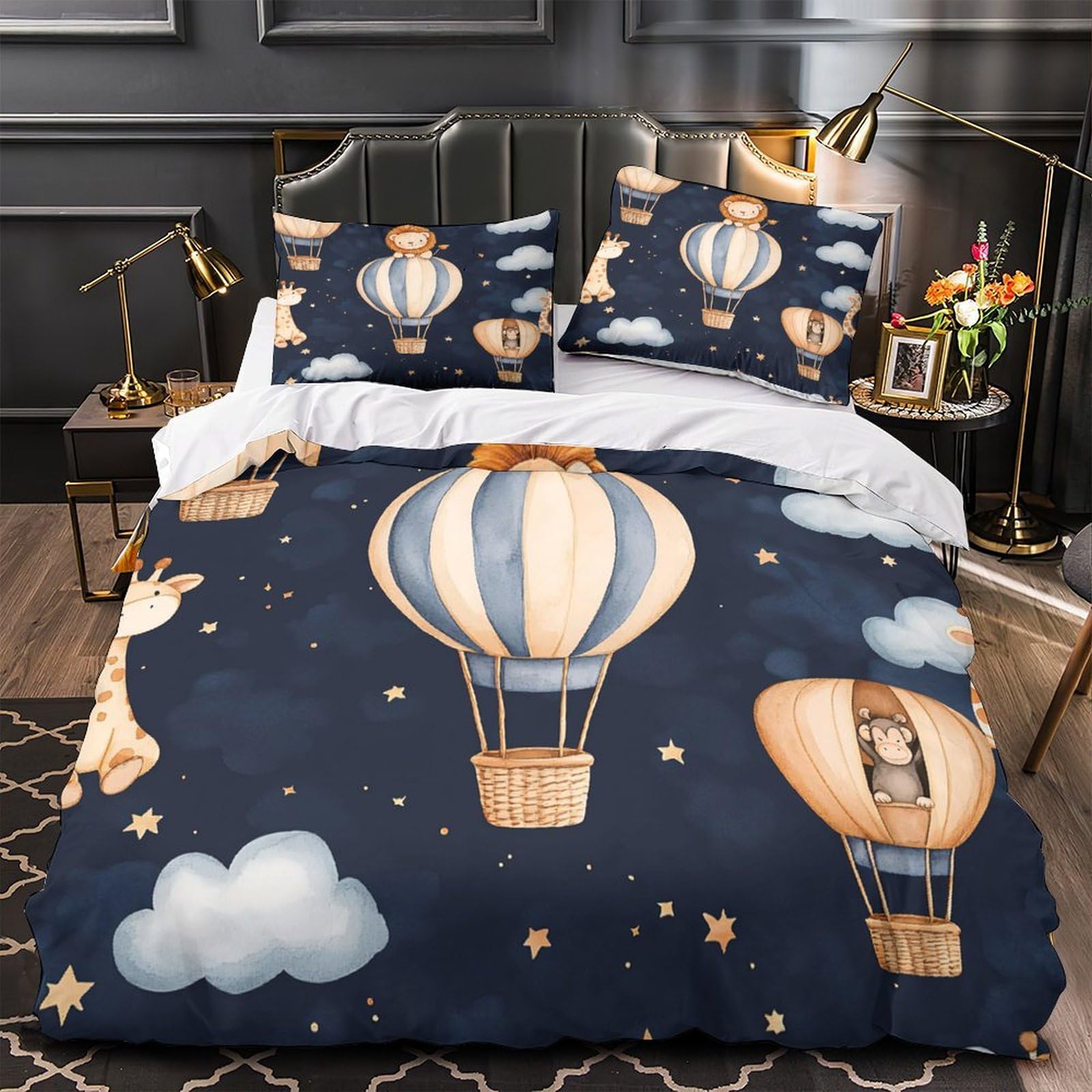 Housse de couette bébé éléphant ultra douce pour border vos enfants de tendresse