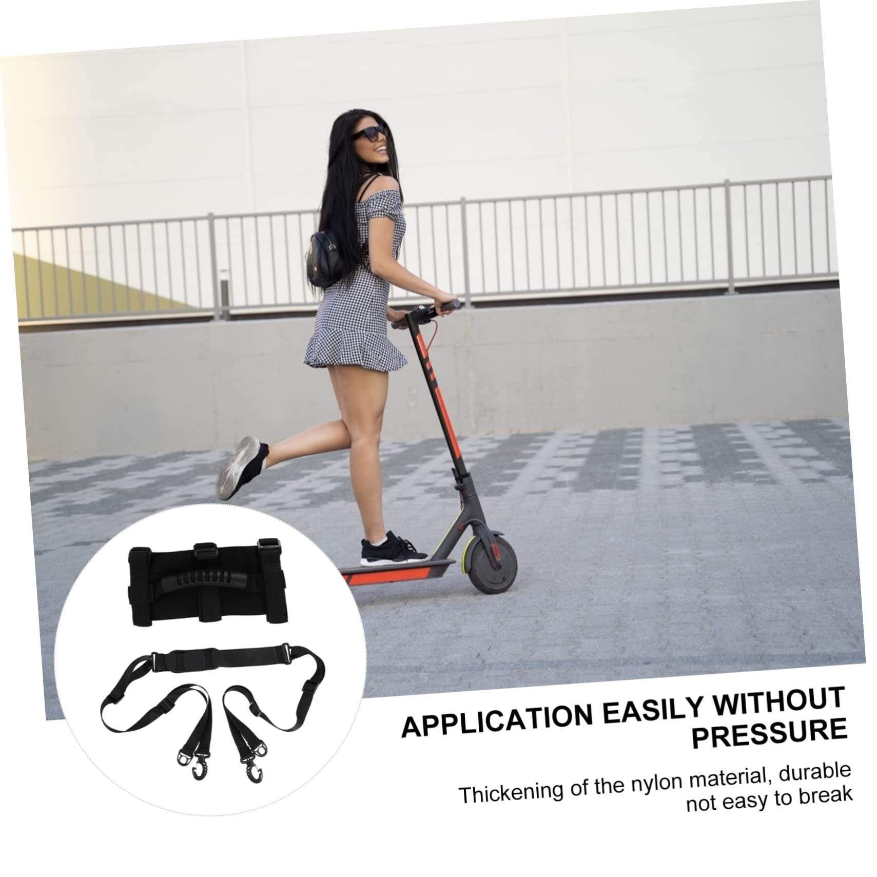 Toddmomy Sangle De Transport pour Scooter Ceinture De Transport pour Scooter Sangles De Transport pour Scooter Électrique Accessoires pour Scooter Électrique Porte-Hover Sangle De