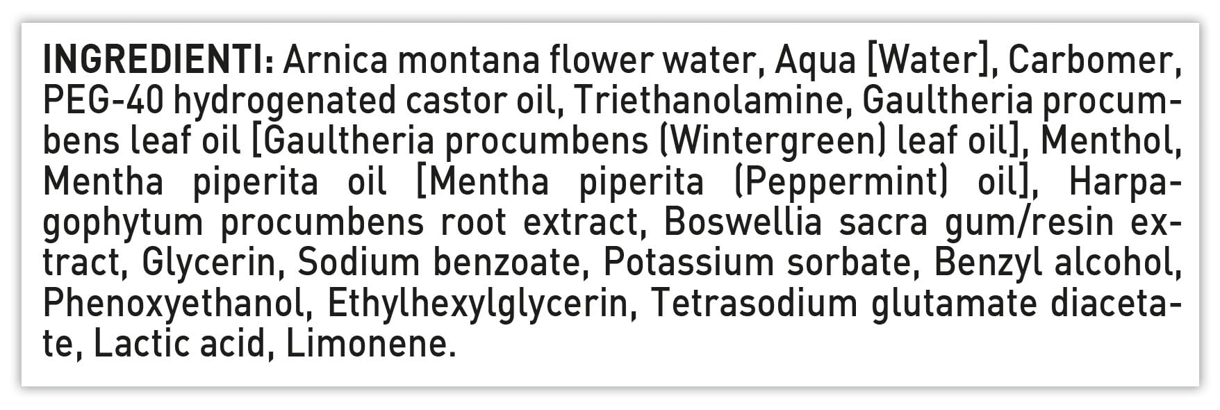 Adegua, Active Gel Arnica Forte 91%, Gel Lenitivo di Arnica ed Olio Essenziale di Gaultheria, Ideale per Alleviare Dolori Muscolari, Arricchita con Artiglio del Diavolo e Mentolo - 500 ml