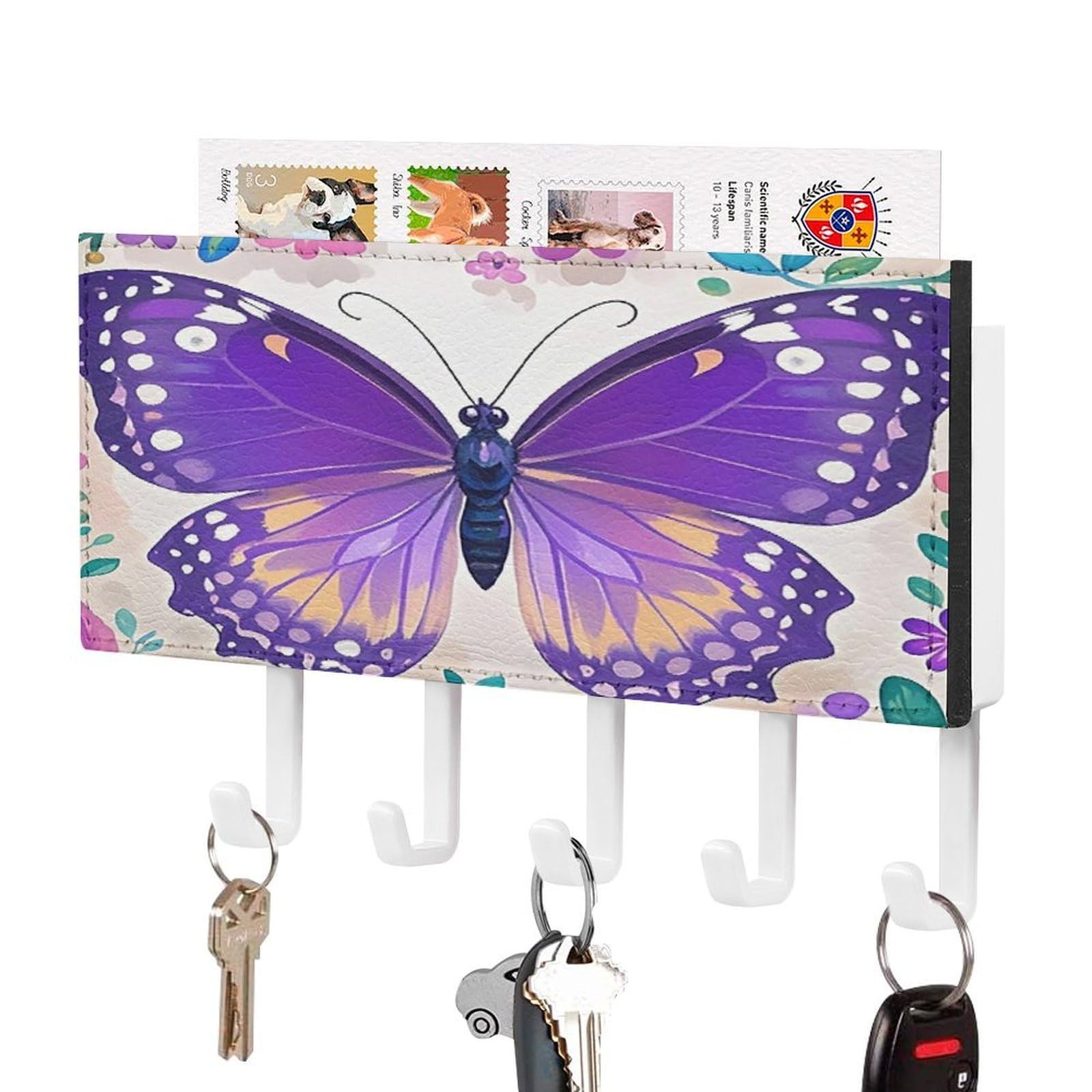 Soporte de pared para llaves decorativo para un recibidor ordenado