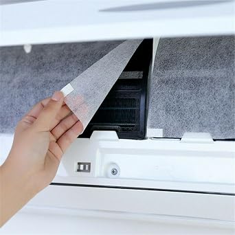 2pcs/Bag Air Vent Filters, Air Filter Material Replacement Air Condition Cleaning Mesh to Stops Most Particles and Dust2pcs/Bag