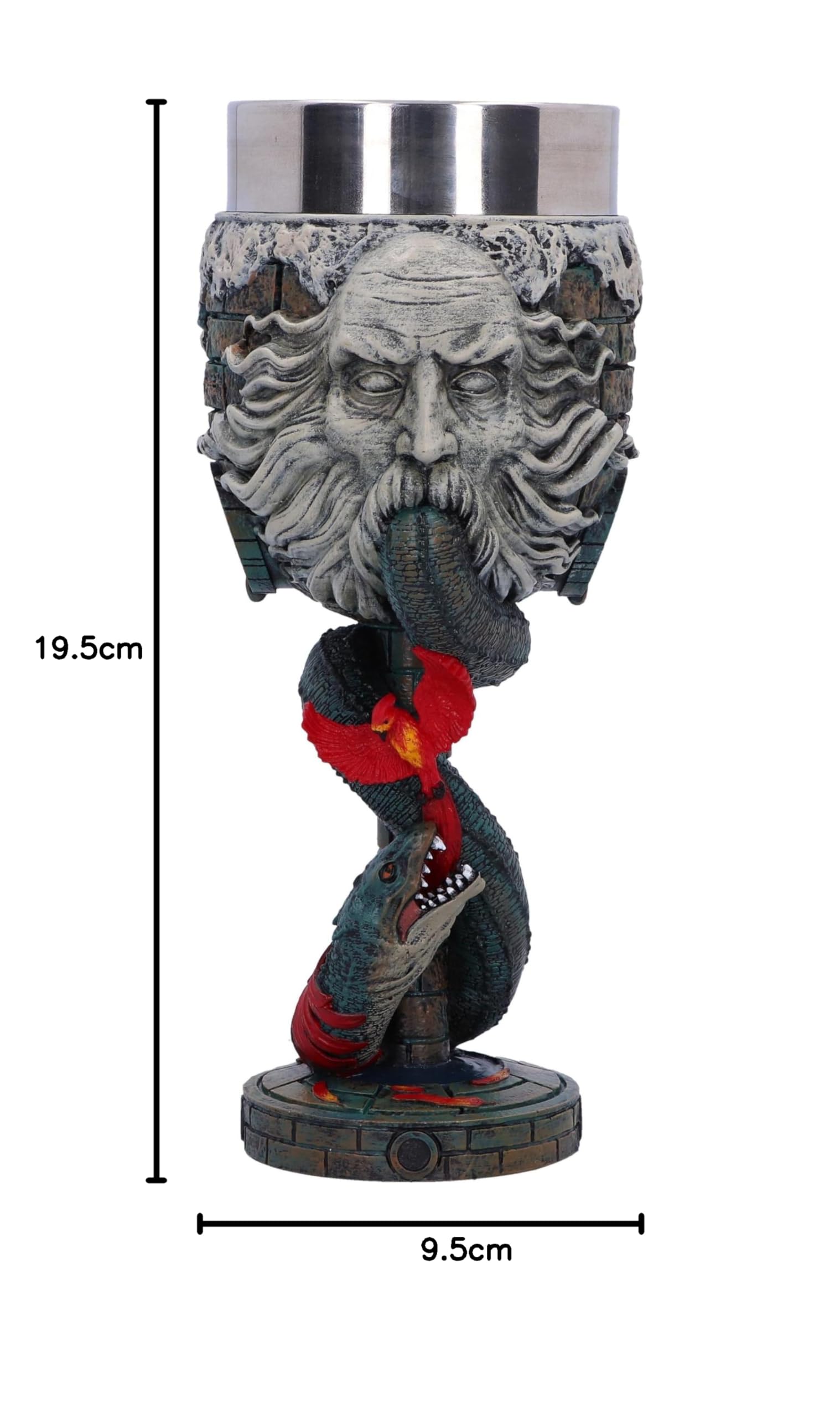 Nemesis Now Harry Potter Kammer des Schreckens Kelch, 19,5 cm, Harz, offizieller Harry-Potter-Merchandise, Harry Potter Kammer des Schreckens Sammelbecher, gegossen aus feinstem Harz, fachmännisch