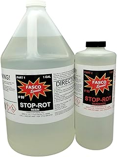 Penetrating Epoxy for Repairing Rotten Wood 160 Ounce Kit