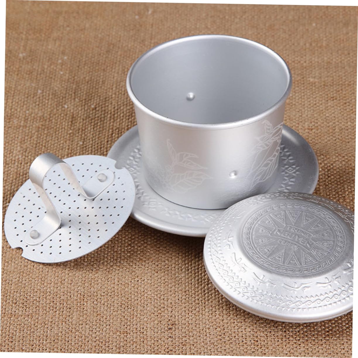 TOPBATHY 4 Juegos De Para Amantes Del Para Mujeres Cafetera Vietnamita De Goteo Accesorios De Con Filtro De Para Amantes Del Suministros De Vietnamita