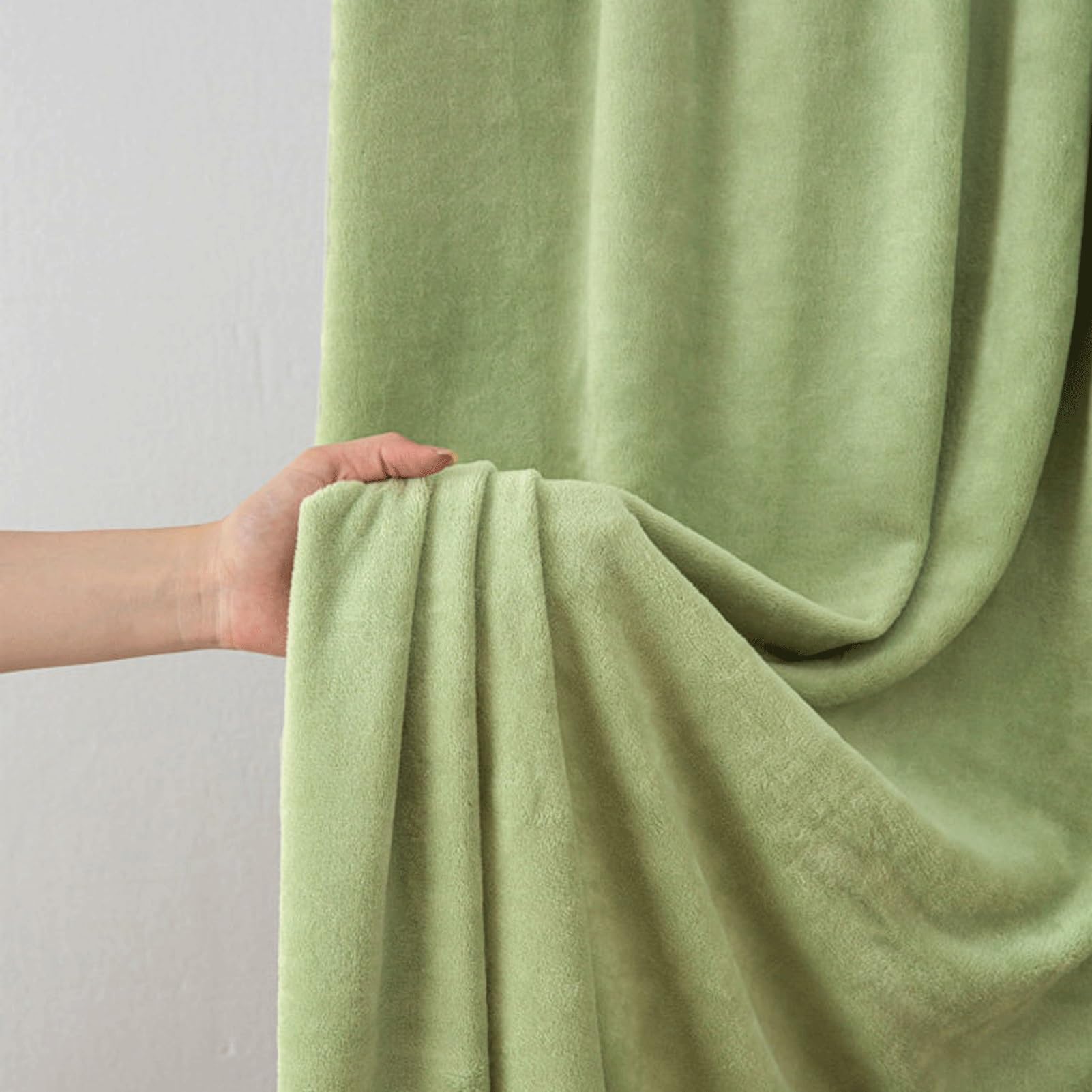Samt-Plüsch-Bettlaken 160x230cm bis 230x250cm Warmes Luxuriöses Cashmere Touch Betttuch Winter Flauschiges Flanell-Fleece Laken ohne Gummizug(Blue A,200x230cm+48x74cm x2)