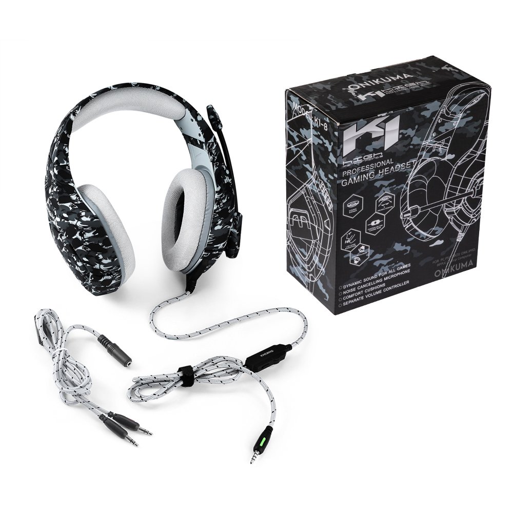 ONIKUMA PS4 Gaming Headset 3.5mm Stereo 