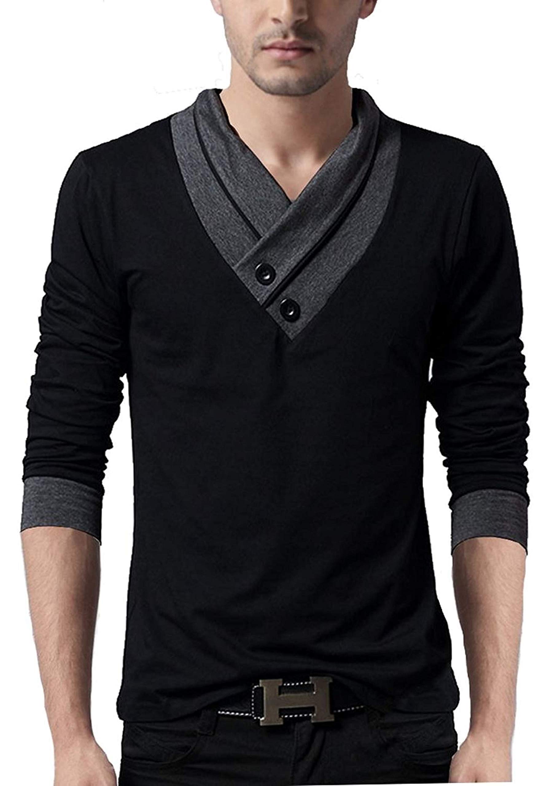 FASHION GALLERYTshirts for Men Cotton Tshirts for Mens | V-Neck Tshirts for Mens