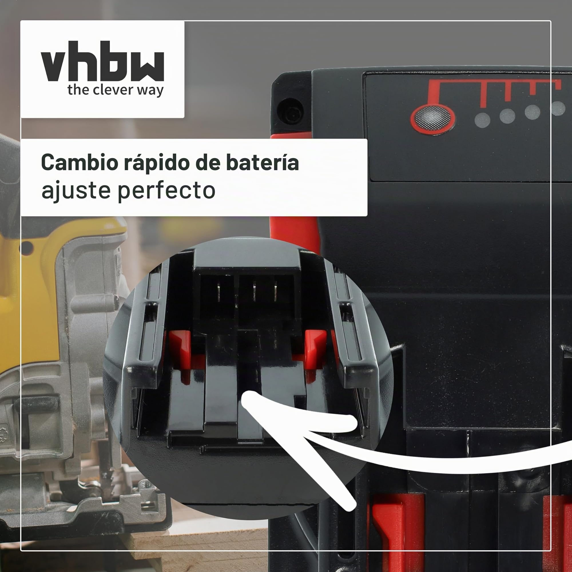 vhbw Batería Recargable Compatible con Würth Master H 28-MA Herramientas eléctricas (3000 mAh Li-Ion 28 V)