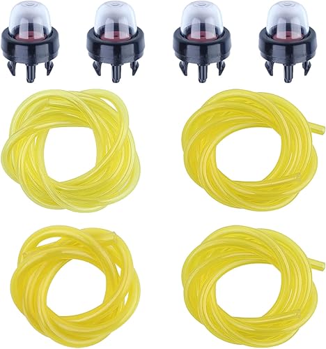 Atunee Tubo de manguera de lĂnea de combustible de 4 tamaños de 4 pies de largo + paquete de 4 bombillas de imprimaciĂłn para recortadora Husqvarna Atunee Tubo de manguera de lĂnea de combustible de 4 tamaños de 4 pies de largo + paquete de 4 bombillas de imprimaciĂłn para recortadora Husqvarna