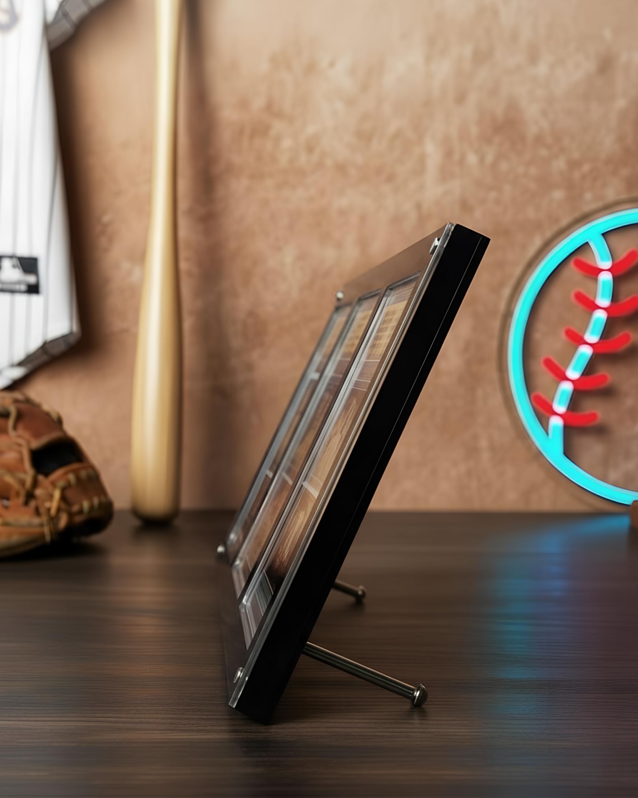 Amazon.co.jp: コレクション用LEDアクリルグレードカードディスプレイ