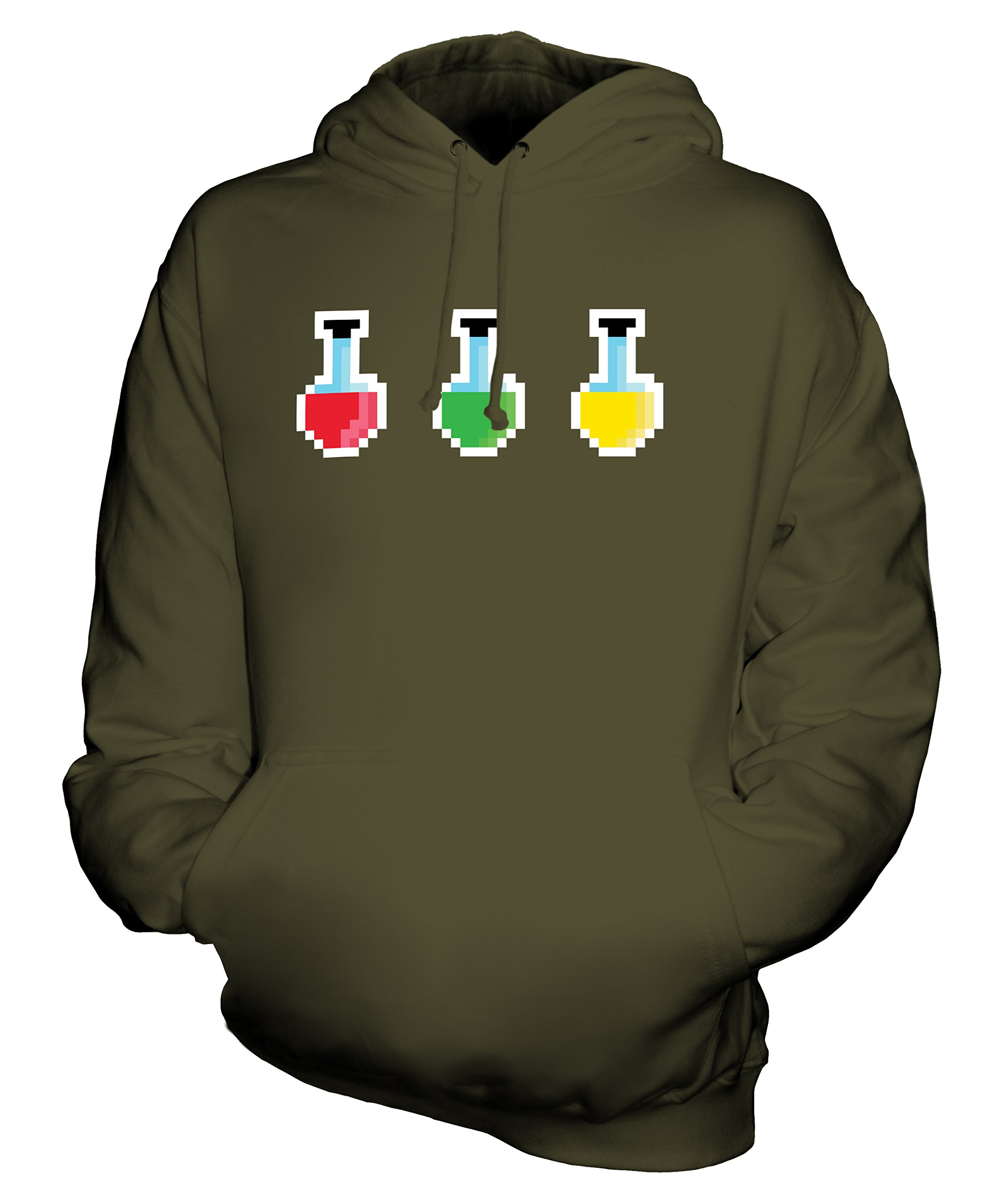 Candymix Videogiochi Pozione di Salute Unisex Uomo Donna Felpa con Cappuccio