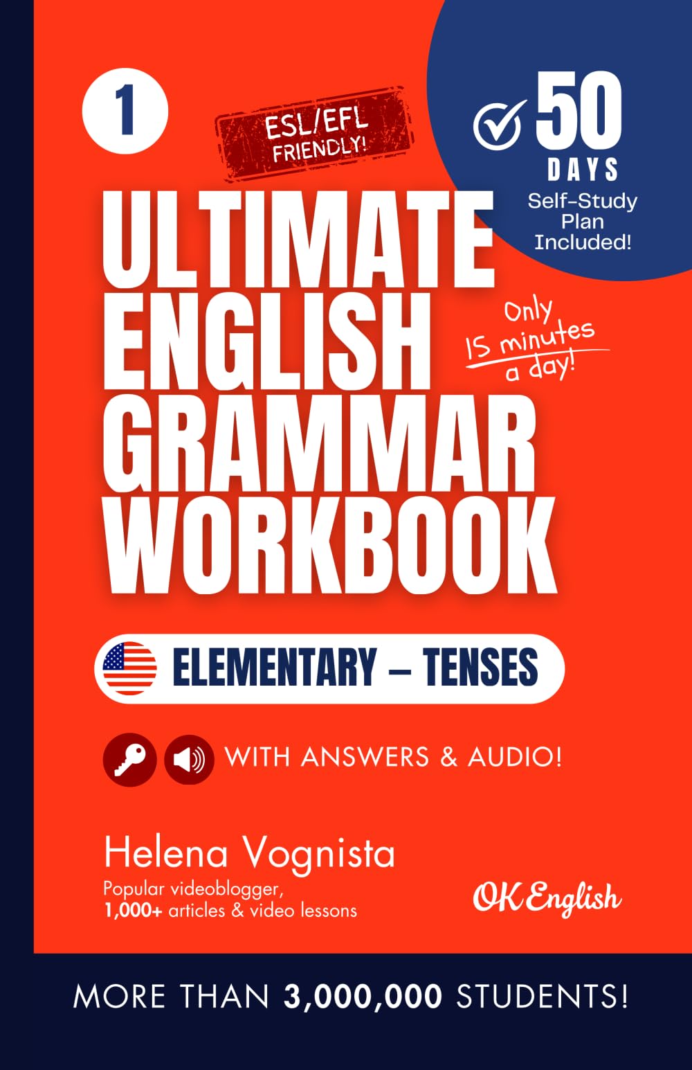 OK English grammar workbook for adults: Basic English Grammar Made Simple – ESL Workbook for Adults Learning English as a Second Language