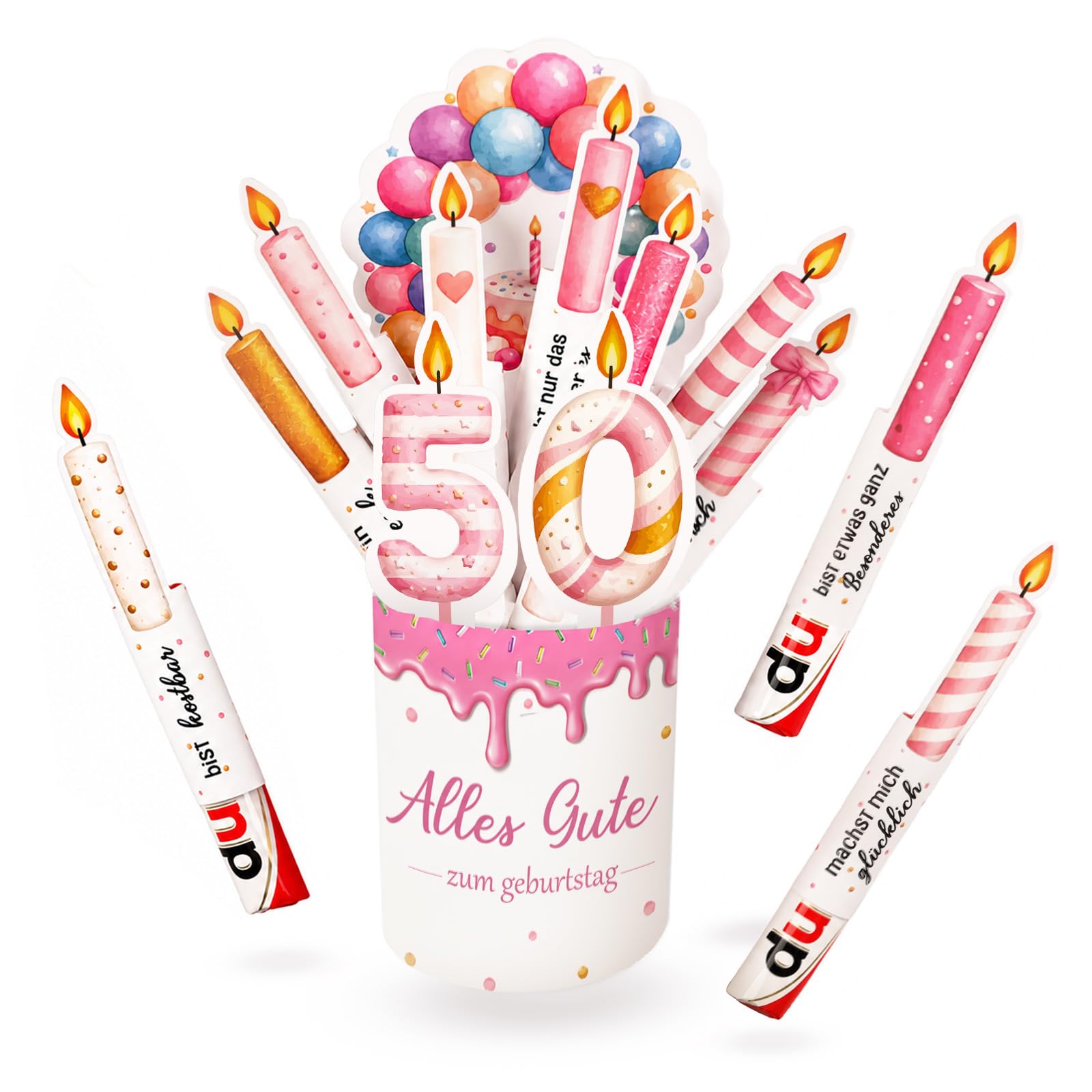 Giftota 60 Geburtstag Geschenk Frau & Mann, Duplo Schokolade Packungen | Aufkleber Geburtstag 60, Kreative Geburtstaggeschenk, DIY-Geschenk, Partydeko, Personalisierbares Geschenk - Ohne Schokolade