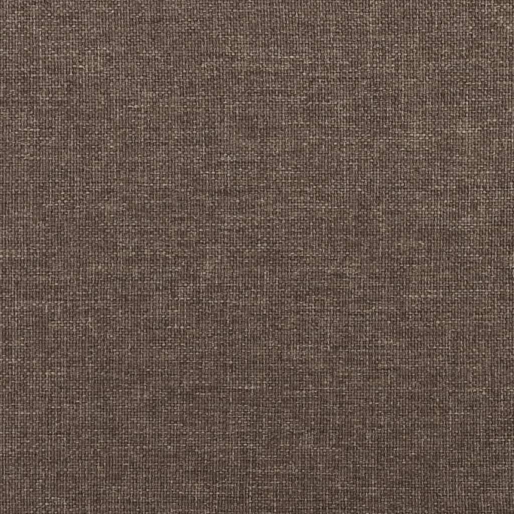 Podnóżek w kolorze taupe z nogami z drewna kauczukowego, 45 x 29,5 x 35 cm, taboret do siedzenia i podnóżek do salonu, sypialni, korytarza, kompaktowe siedzisko i relaksująca otomana