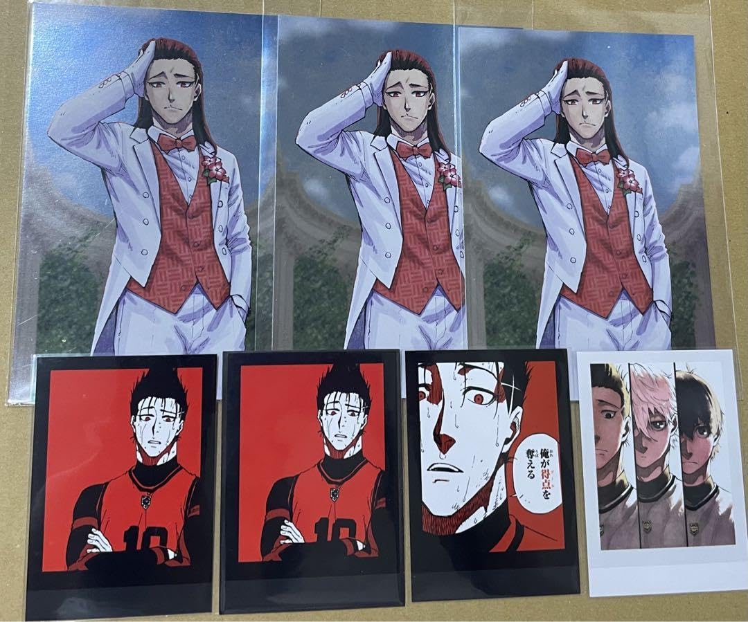ブルーロック 原画展 ポストカード メタルポストカード 千切豹馬50枚