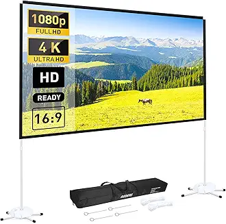 Sponsored Ad - Projector Screen with Stand 120 inch Outdoor Indoor Projection Screen, Osoeri 16:9 4K Portable Double-Sided... Sponsored Projector Screen with Stand 120 inch Outdoor Indoor Projection Screen, Osoeri 16:9 4K Portable Double-Sided Front Rear Projections Movies Screen with Carry Bag for Home Sponsored Ad - Projector Screen with Stand 120 inch Outdoor Indoor Projection Screen, Osoeri 16:9 4K Portable Double-Sided... Sponsored Projector Screen with Stand 120 inch Outdoor Indoor Projection Screen, Osoeri 16:9 4K Portable Double-Sided Front Rear Projections Movies Screen with Carry Bag for Home