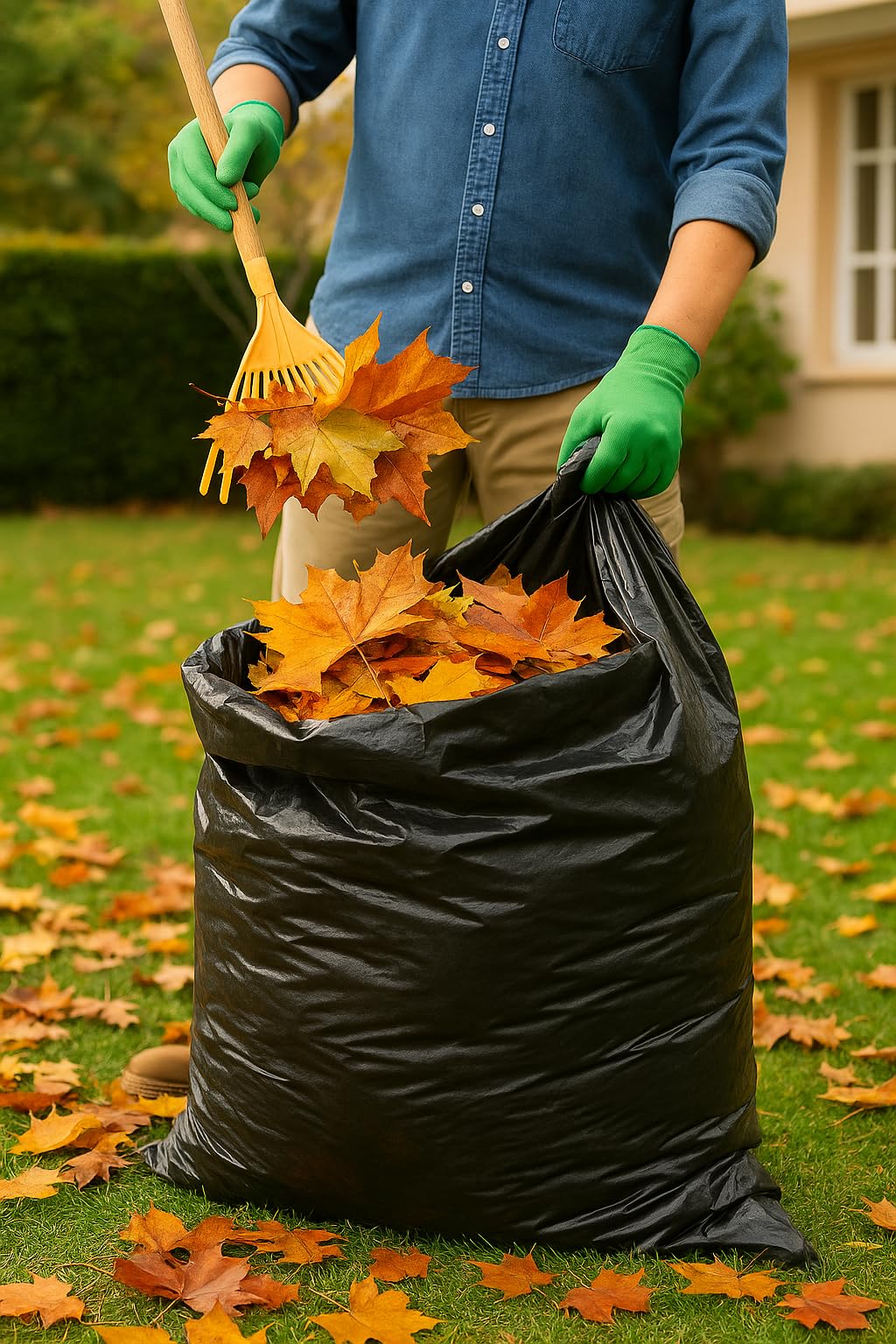 Babylonplast Worki na śmieci 120 l, bardzo mocne, czarne, stabilne, odporne na rozerwanie, 70 x 110 cm, nadają się do recyklingu i przyjazne dla środowiska, worki na odpady budowlane 70 µ/typ 100 (200