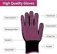 Vista 4 de HTVRONT Guantes resistentes al calor para sublimación - 2 piezas de guantes resistentes al calor para sublimación con protuberancias de silicona