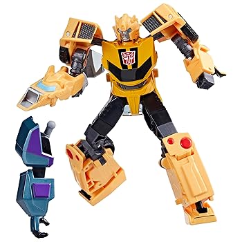 Transformers Toys EarthSpark Deluxe Class Bumblebee, 12.5cm Action Figure
