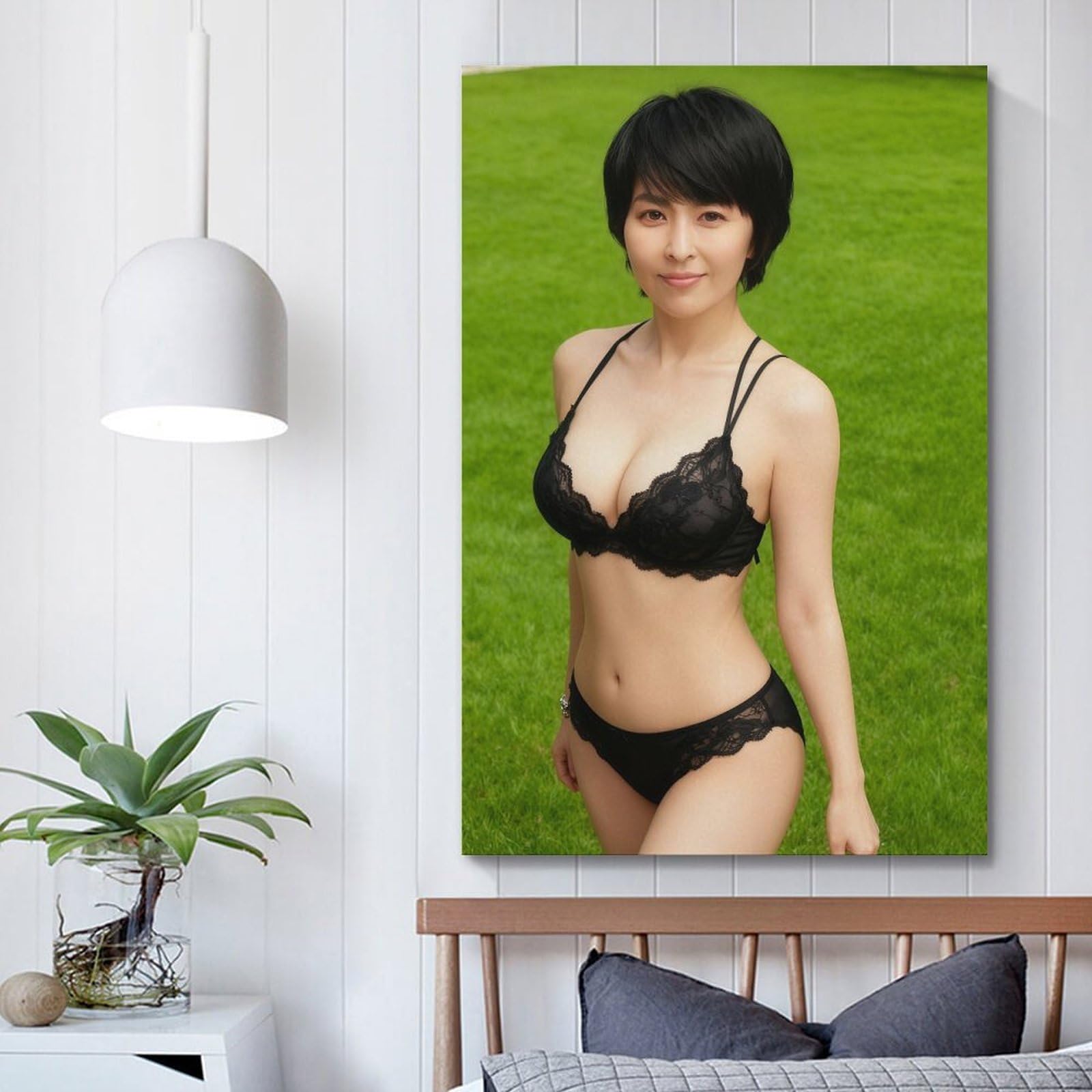 Amazon.co.jp: 松たか子 有名スターポスター芸術のパネルのキャンバス