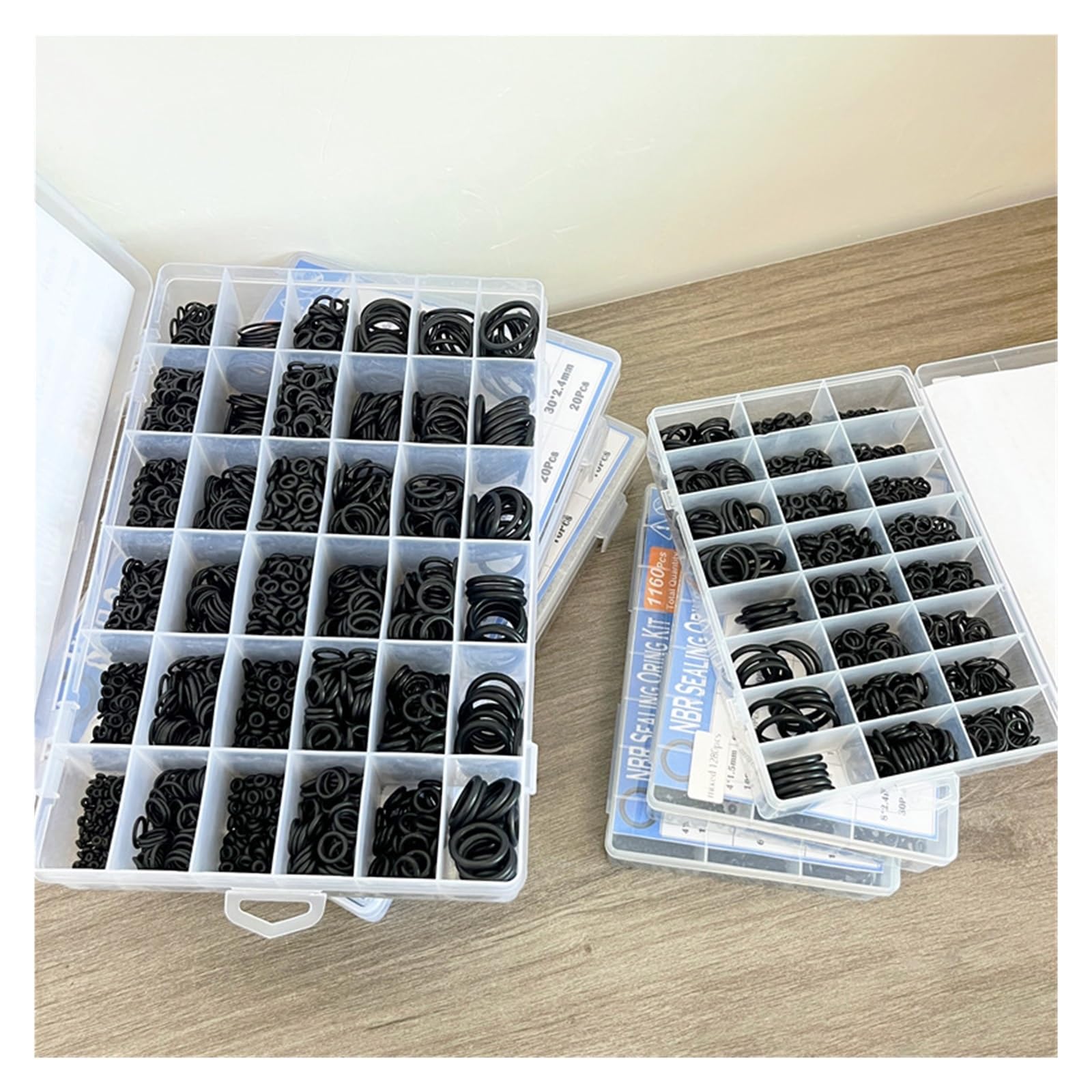 Pierścień Uszczelniający CS1.0-3.1mm Czarny Pierścień Uszczelniający Naprawa Samochodowa Uszczelki Hydrauliczne Odporne Na Olej Wysoka Temperatura(2700pcs)