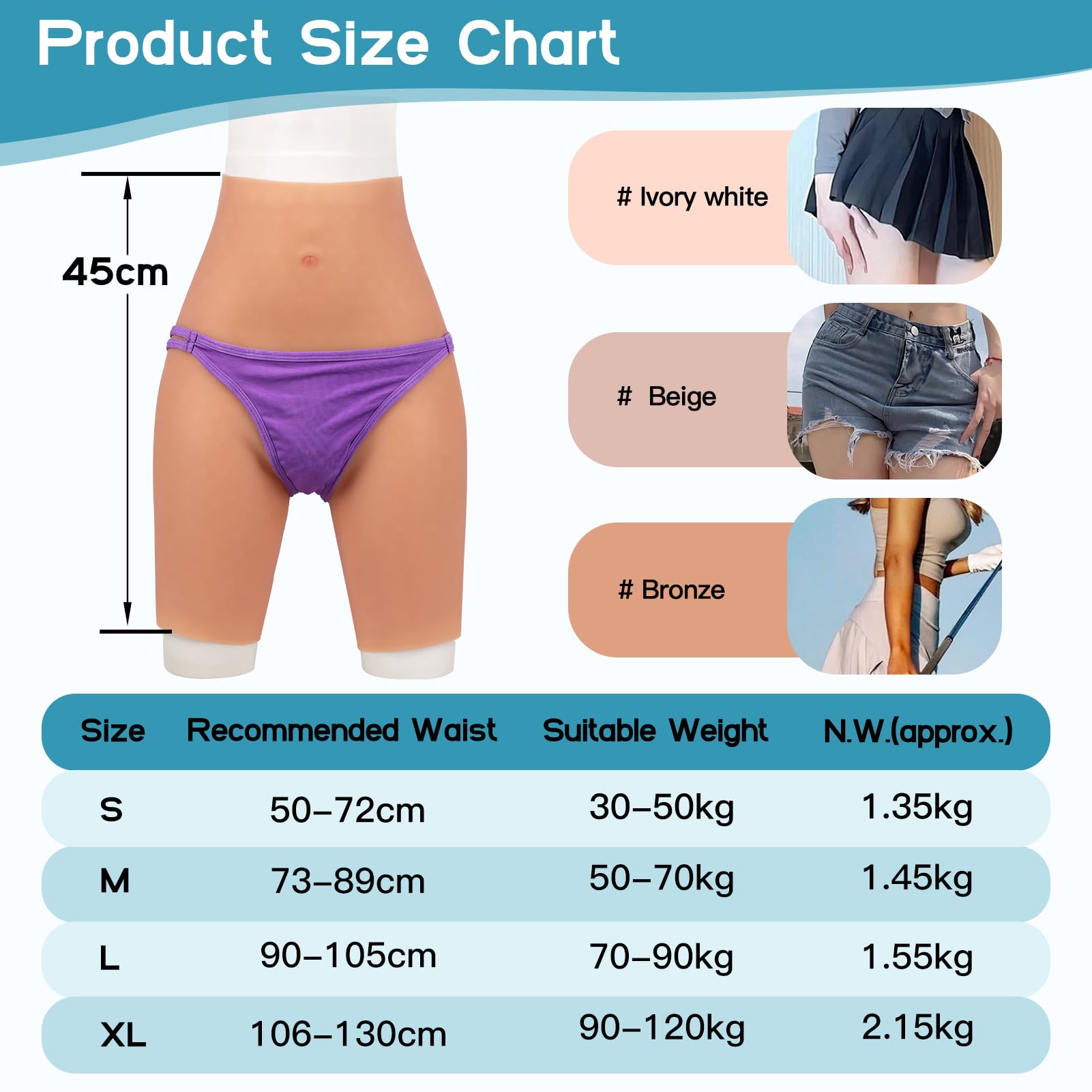 3.0 Ultra Shorts en Silicone avec Cathéter Urinaire Apparence Féminine pour Travestis Faux Vagin Artificiel Trans Cosplay Érotiques Culotte