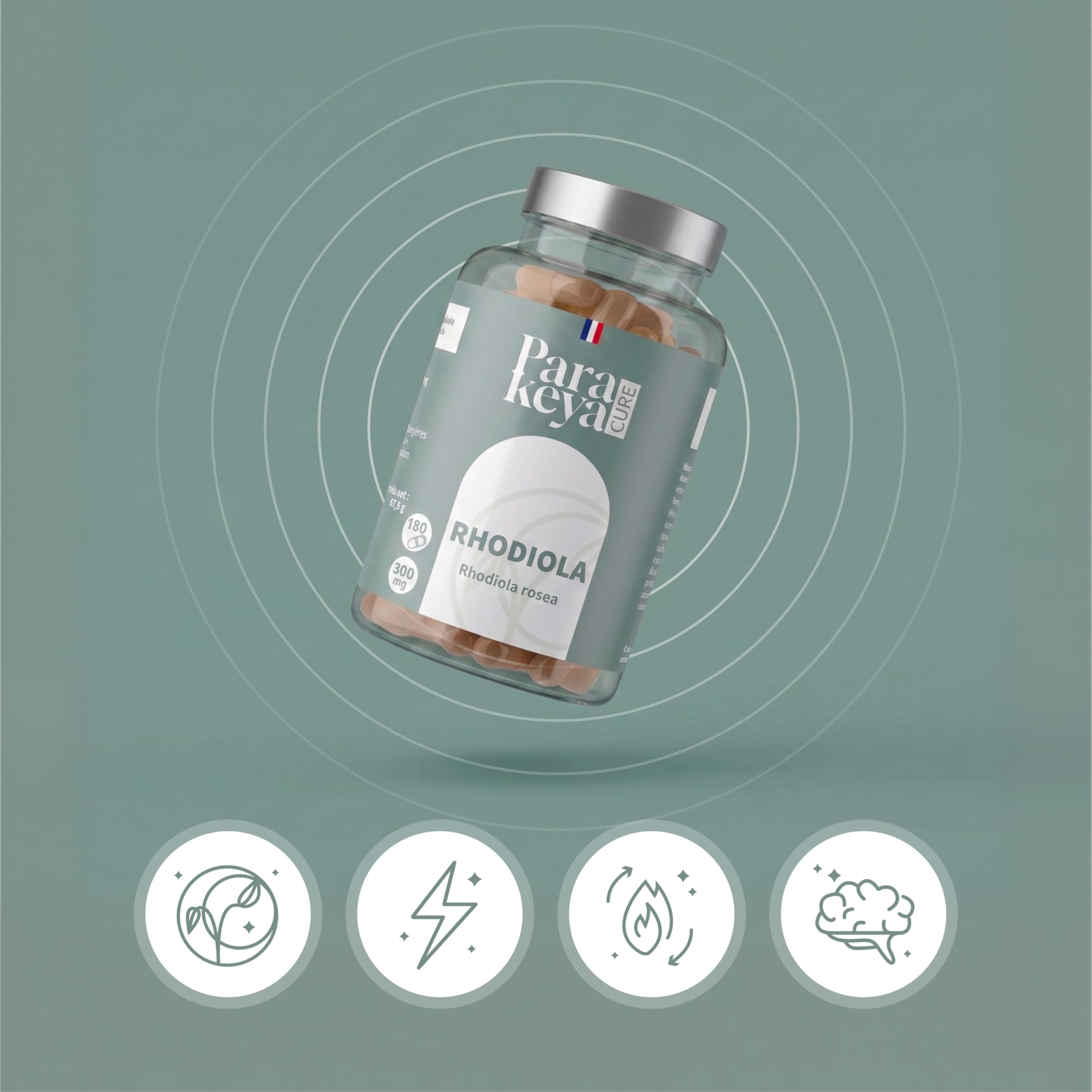 Rhodiola 300 mg - 180 gélules - Complément alimentaire