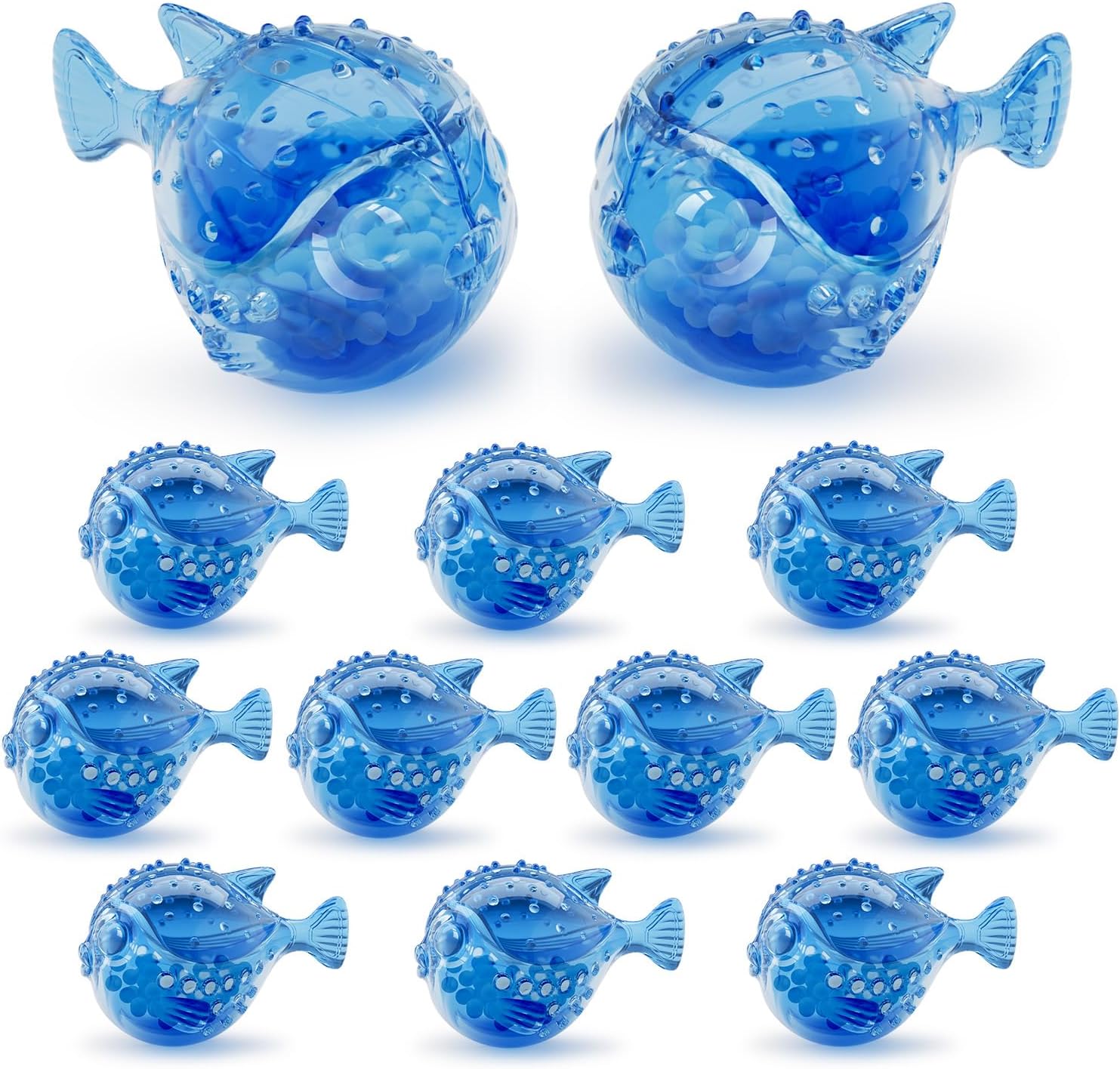 Humidificador de limpieza de peces 12 paquetes de bola limpiadora de tanque humidificador compatible con la mayoría de humidificadores, agua