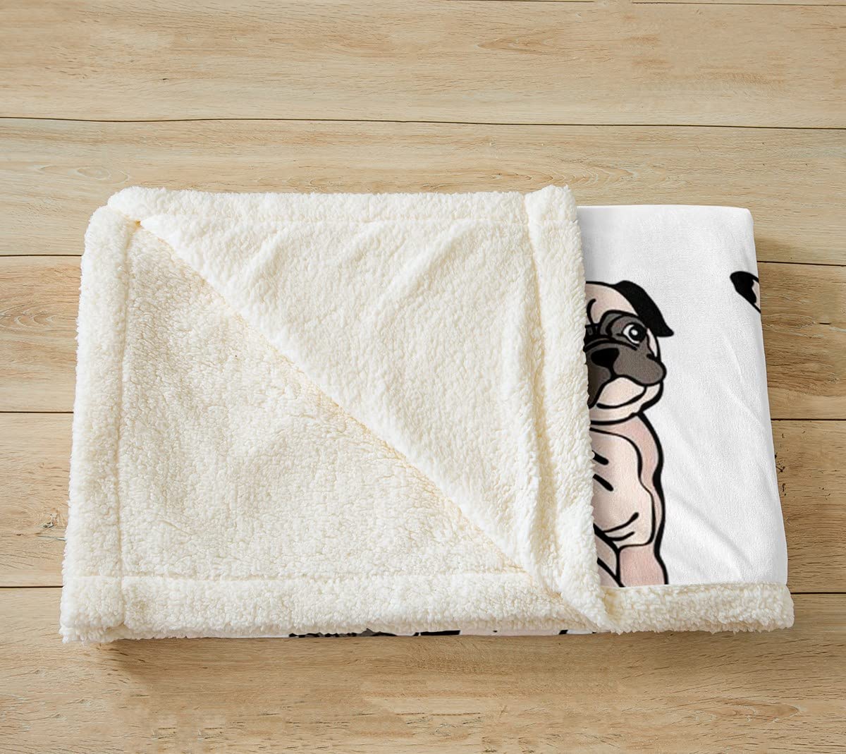 Manta de peluche para perros y mascotas, manta de sherpa para niños en 3D, manta de felpa para cachorros, manta para sofá cama, regalo para amantes de perros, rey de 87 x 94 pulgadas