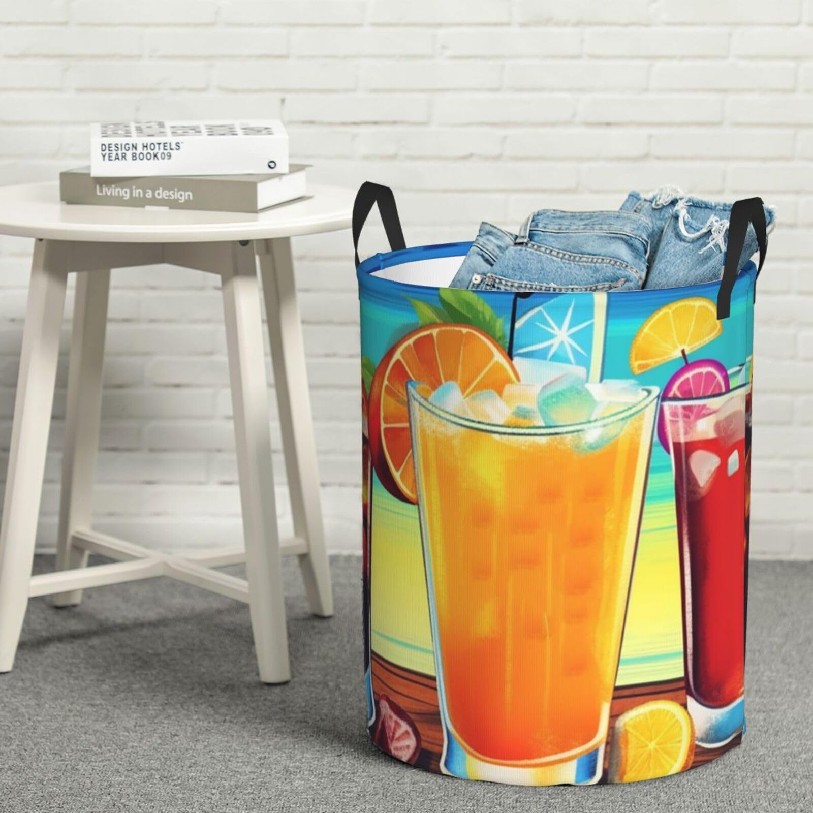 Grand panier de rangement en tissu rigide imperméable M