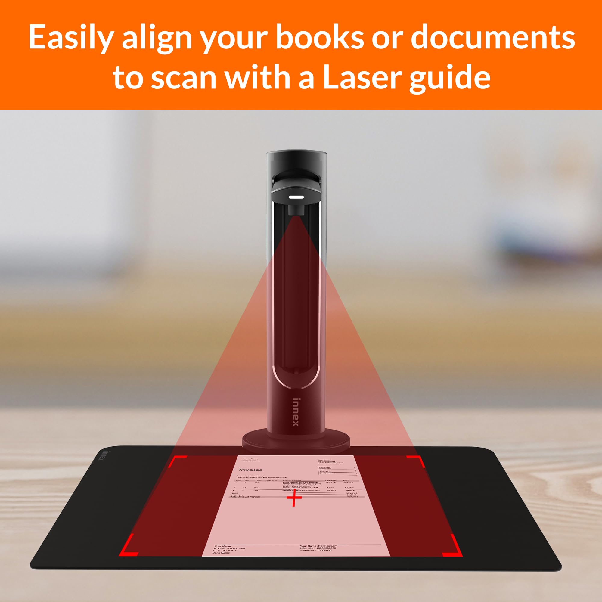 Amazon.com: Innex DS200 Professional USB Book Scanner, 26MP, A3
