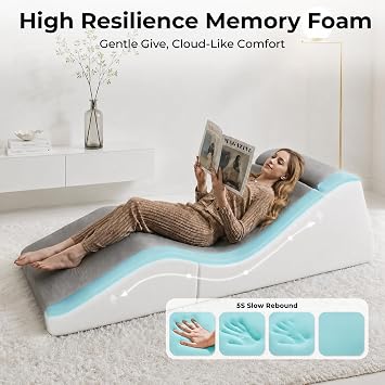 3-IN-1 Convertible Chaise Lounge Chair Indoor, Corduroy Boneless Couch | Sofa Bed with Memory Foam, Zero Gravity Cloud Reading Chair Deep Comfort for Bedroom, Living Room, Naps, No Assembly Required