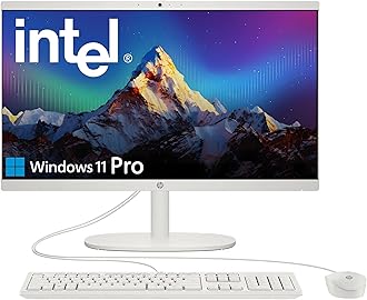 2025 22" FHD All-in-One Desktop Computer • The New Version for Everyday Use • Latest 13th Gen Intel Quad-Core CPU • 16GB DDR5 • 128GB Storage • HDMI • Type-C • Wi-Fi • HD Webcam • Win11 Pro