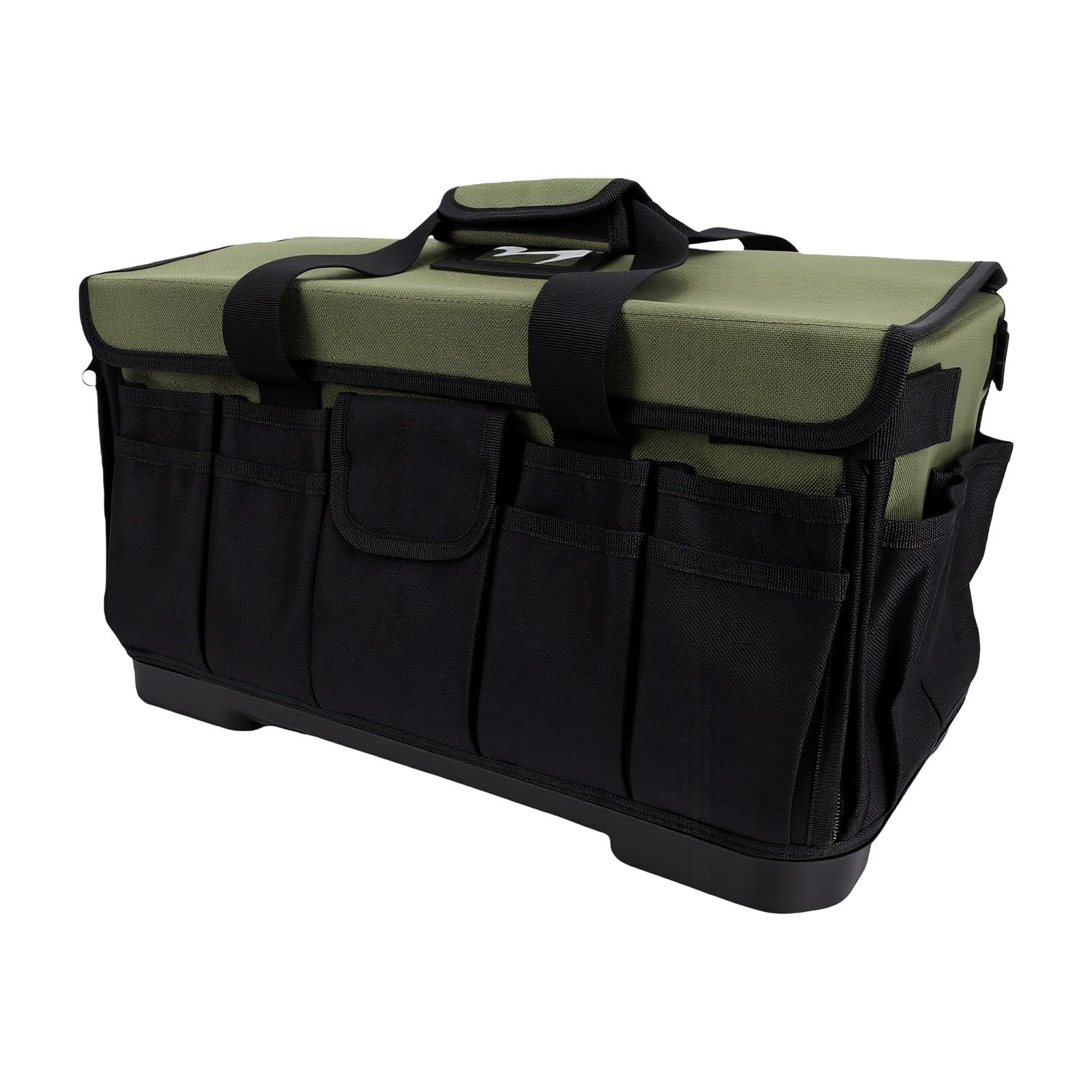 Borsa per Attrezzi Resistente con 46 Tasche e capacità di 25 Litri per