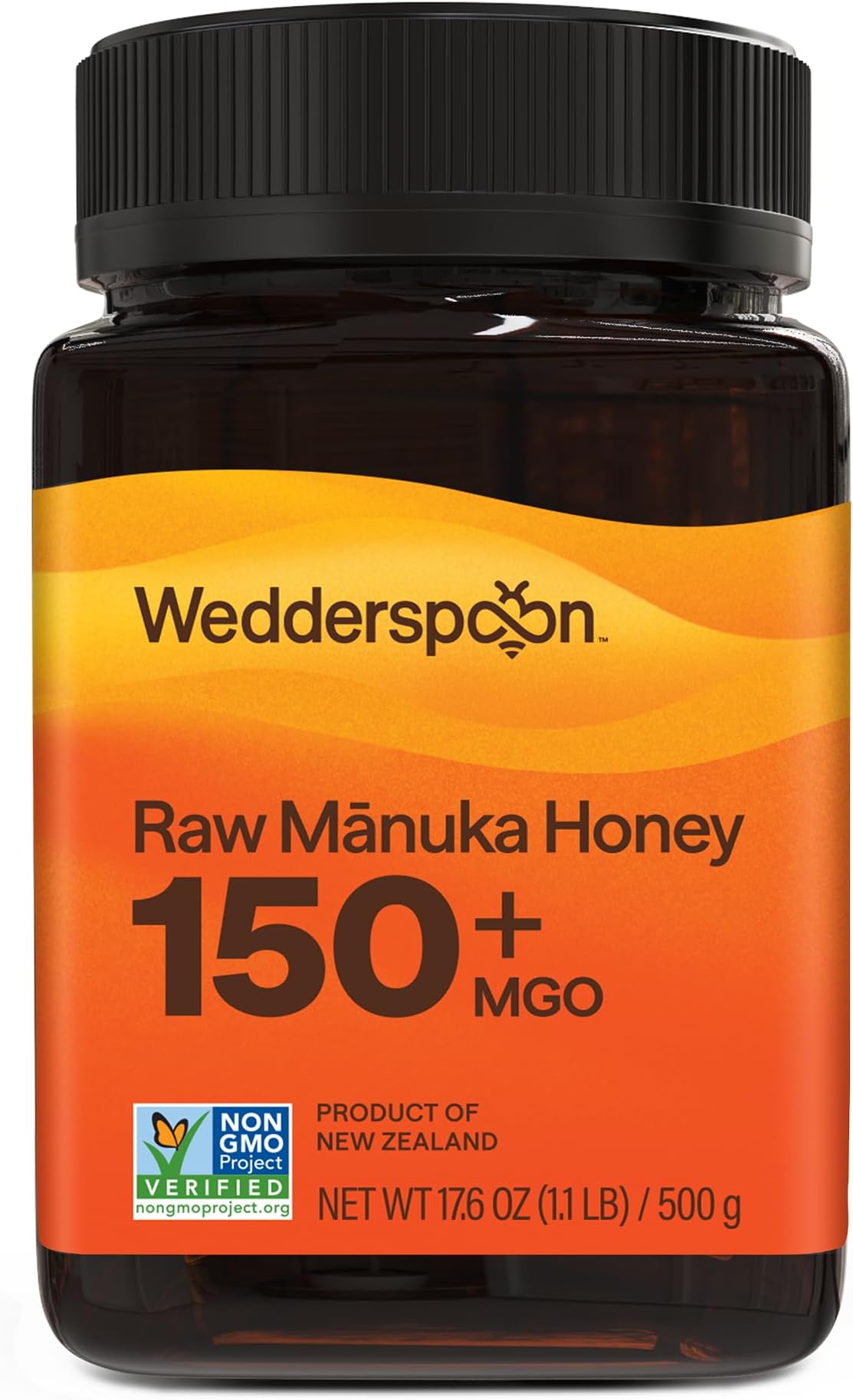 Wedderspoon - 100% Raw Manuka Honey Unpasteurized KFactor 16 - 500g