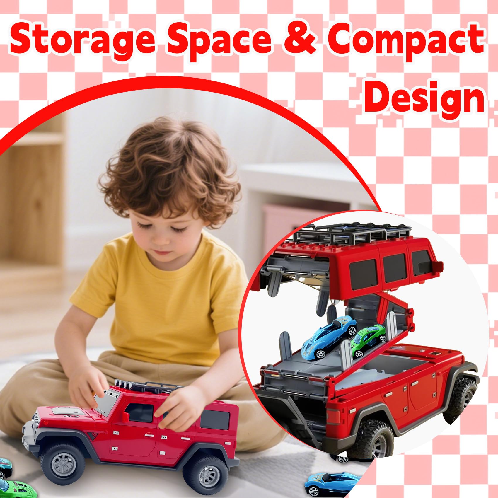 Bearbao Toddler Truck Toys for 3-8 Years Old Boys - Image 3