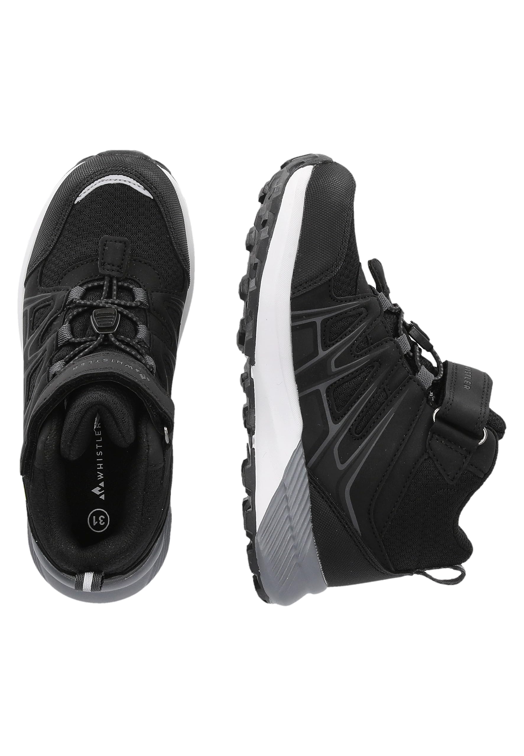 WHISTLER Dziecięce buty outdoorowe Besta, 1001 czarny, 39 eu