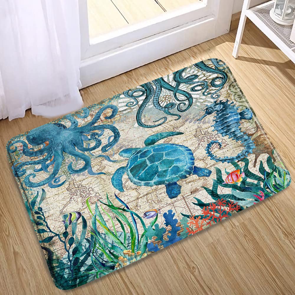 Ocean Themed Bathroom Rugs Bryont Blog