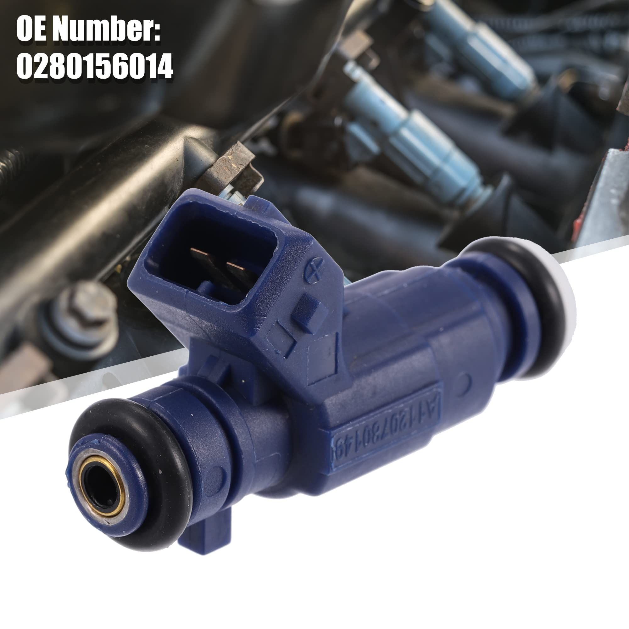 X AUTOHAUX 6uds 0280156014 Combustible Inyector 2 Pasadores Reemplazo para Auto Vehículo