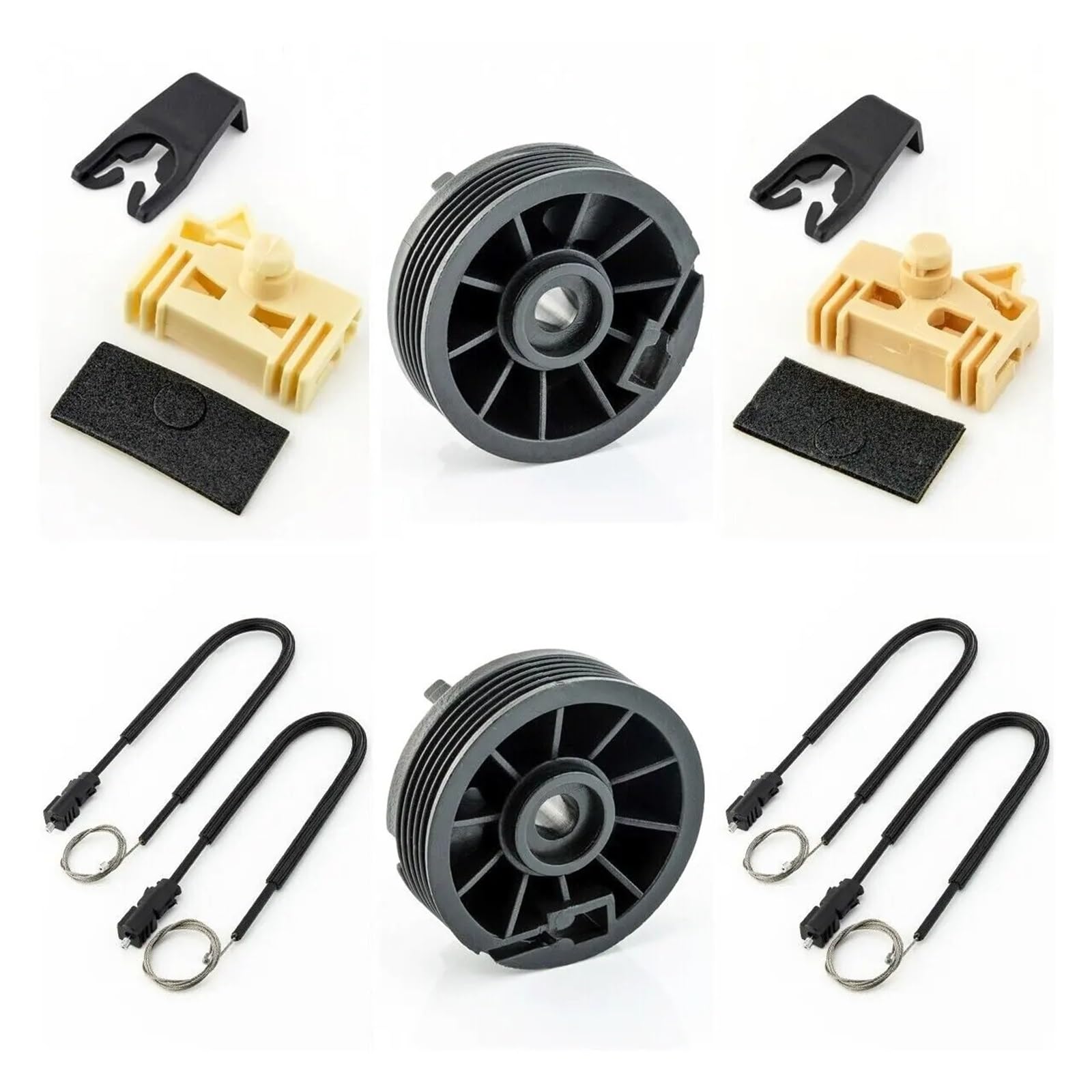 NLNPFGHVZY Car Window Regulator Repair Kit for Clio 2 II Van Front Left Right Window Regulator Reapir Kits