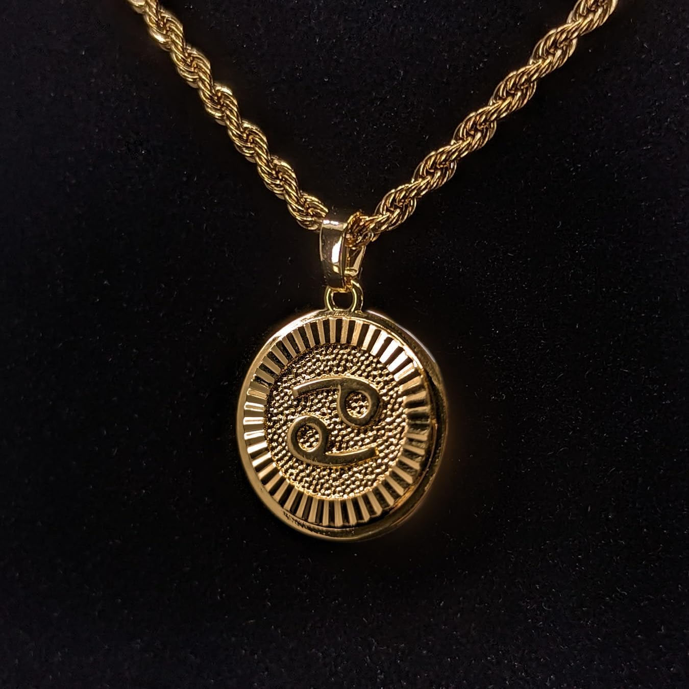 18k Gold Plated Zodiac Necklace & Pendant - Gold Necklace for Women & Men, Tarnish & Water Resistant, Birthday Gifts for Women & Men - Image 3