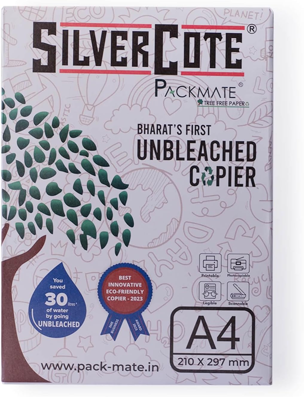 Buy JK Sparkle Paper A4 75 GSM - 1 Ream (500 Sheets) - A4 Size Eco - View #10