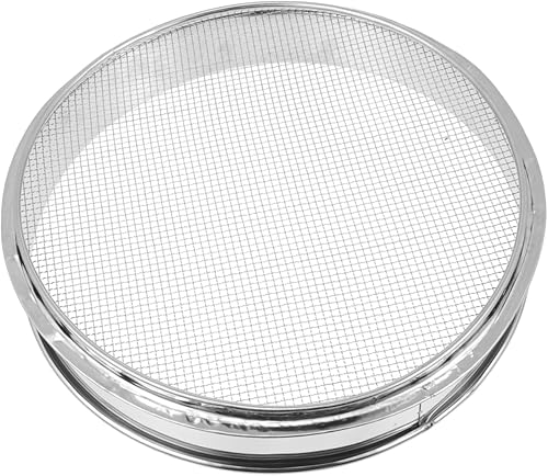 Miniatura 1 de iplusmile Colador de arroz de tamiz de frijoles Filtros de té Colador de acero inoxidable Colador Colador Colador Tamiz de azúcar Tamiz grueso